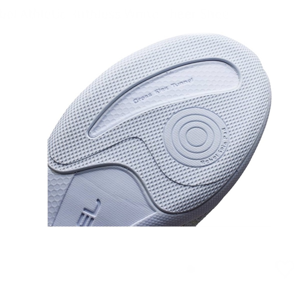 Rebel Athletic Ruthless White Cheer Shoe 👟 Sz 1 Big Kid👧🏻 - Picture 7 of 7